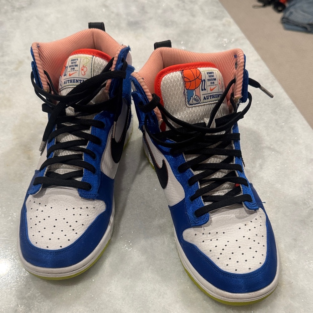 Nike Women’s Blue, White, and Black Sneakers